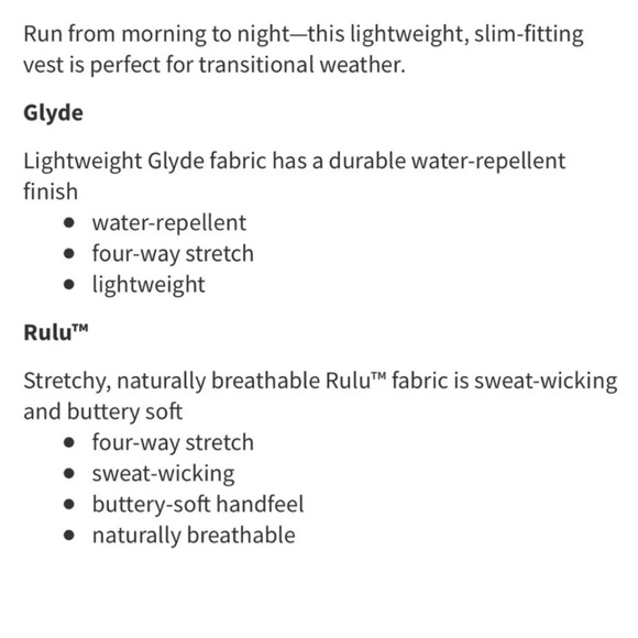 Lululemon Down For a Run vest black Sz 6 - Picture 7 of 11